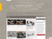 Tablet Screenshot of nadinejewelry.com